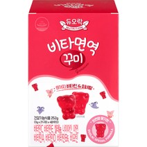 듀오락 유아용 비타면역 꾸미 252g, 84정, 1개