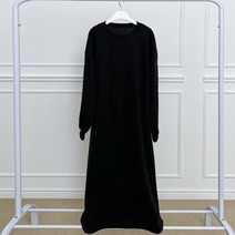 마이시즌 여성용 따숨 루즈핏 기모 원피스