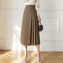 루나걸 웨이투 언발 플리츠 스커트