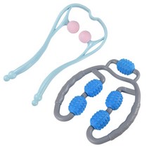 OON 소프트 목 안마기 2종 세트, 블루, 1세트