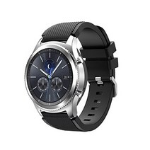 알피나케이스 갤럭시워치 와이드 실리콘 밴드 스트랩, 03 블랙