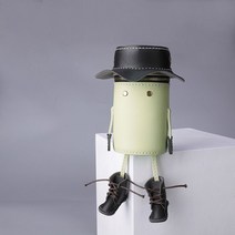 Rogar 카우보이 핸드메이드 봉제 크로스백 DIY 세트, 1세트, 그린