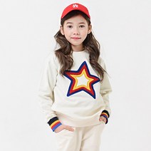 키즈레시피 아동용 별똥별 맨투맨