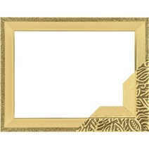 누니액자 고급형 우드 슬림 앤틱 패브릭형 보석 십자수 액자 30 x 40 cm SF07, 퓨어골드