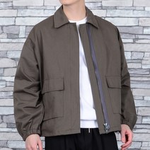 타운클로 남성용 G왕박시 코튼 카라 집업