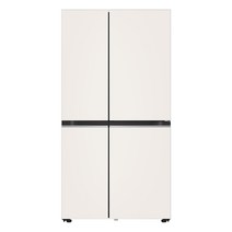 LG전자 디오스 오브제컬렉션 양문형 냉장고 매직스페이스 832L 방문설치, 베이지 (상) + 베이지(하), S834MEE30