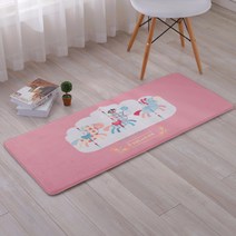 JCP 메르헨 메리 고 라운드 롱 매트, 핑크