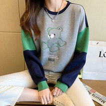 포플러앤씨 미뇽 베어 맨투맨