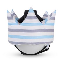 아이끌레 유아 안전 머리보호대 왕관형, 블루, 1개