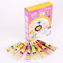 콕콕초코 01 애니멀 120g + 데코펜 8종 세트, 1세트