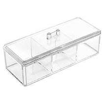 삼도기획 아크릴 3단 정리함, 투명, 1개