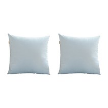 파스텔 무지 깔끔한 디자인 소파쿠션커버 24색 커버 2p, 워터블루