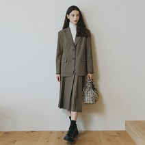 STITCH PLEATS 스커트 EEOO3SKR02W