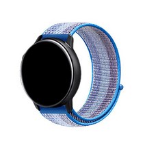 스포츠 루프 스마트워치 스트랩 22mm, 라이트 블루 스트라이프