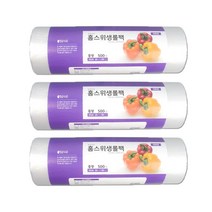 ABM 홈스 위생롤백 중 25 x 35 cm 500p, 3개