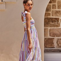 쏘나이스 롱 스트랩 드레스