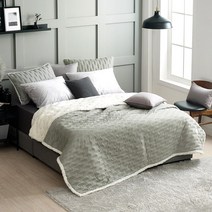 더자리 에코항균 마일드 라떼 양털담요 겸 이불