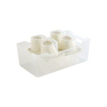 이지앤프리 이지킵 다용도 잡곡용기 IVORY 385ml x 4p   트레이 소 B 세트, 1세트