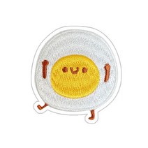 모닝식사 보슬 패치 아크릴 휴대폰 스마트톡, 에그, 1개