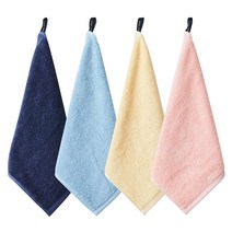 소프트터치 40수 고리수건, 랜덤발송, 4개