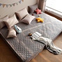 아망떼 코튼벨 패밀리사이즈 침대패드, DEEP GRAY