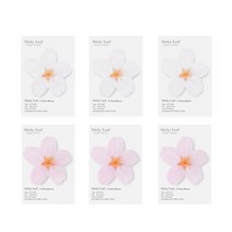 어프리 스티키리프 투명 벚꽃 반투명 점착메모지 2종 세트 S, 화이트, 핑크, 3세트