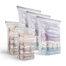 홈달 3D 입체형 진공 포장 압축팩 대형 3p + 중형 2p + 클립 5p, 2개