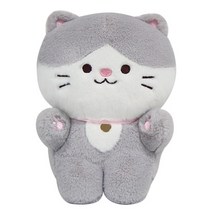 모찌타운 꾹꾹이 삼총사 인형, 13cm, 고등어