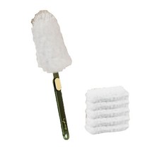 자취남녀 다용도 가정용 먼지털이개 + 교체용 리필 5p 세트, 그린, 1세트