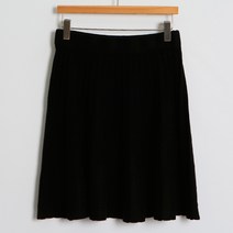 프롬미스 여성용 플릿츠 니트스커트