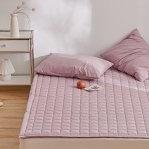 아르페지오베이직 워시드 고밀도 워싱 100수 코튼 누빔 패드, 라벤더