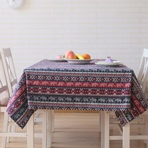 판더코리아 캠핑 테이블보 new 엘리펀, 레드, 90 x 140 cm