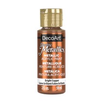 데코아트 아메리카나 대즐링 메탈릭 아크릴물감 5 Bright Copper, 59ml, 1색