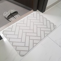 마코 규조토 발매트, 헤링본 라이트그레이