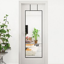 문걸이 전신거울, 블랙