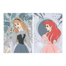 아이러브페인팅 디즈니 프린세스 DIY 큐빅페인팅 미니 이젤 2종 세트, 러브, 1세트