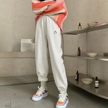 안다로미 여성용 스마일 포인트 기모 팬츠