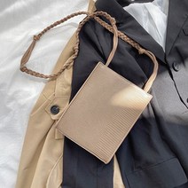 스퀘어 파이톤 숄더 크로스백