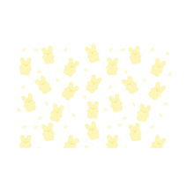 도나앤데코 젤리 노루 토끼 유산지 38 x 26 cm 120p, 노랑, 1개