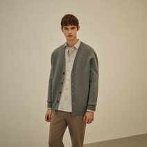 마인드브릿지 남성용 캐시미어 세미 오버 가디건 MVCD7120