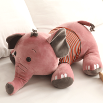 이투라이프 코끼리 인형베개, 핑크