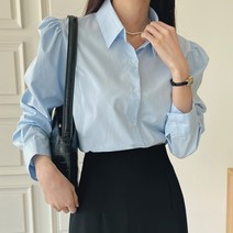 트위 여성용 루다 퍼프 셔츠 tnb0025