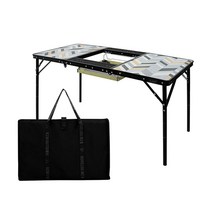 카즈미 커넥트 3폴딩 BBQ 테이블, 혼합색상