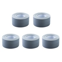 마켓피오 주방 곰팡이방지 방수테이프 3.8cm x 3.2m, 그레이, 5개