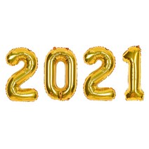 제이벌룬 은박풍선세트 2021 중, 골드