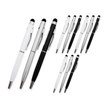미소로 1000 스마트 미니 볼펜 0.7mm 2182 3종 x 4p 세트, 실버.블랙.화이트, 1세트