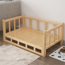 와다다샵 반려동물 원목 침대 실내하우스, 타입1