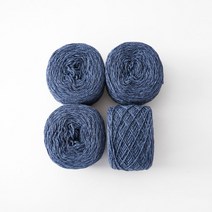 슬로우모먼츠 피사 뜨개실 70g x 4p, 데님
