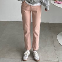 whomoon 여성용 데일리 스트레이트 웜 팬츠 #75554