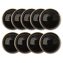 금속 캘리 콤비 단추 15mm, 블랙G, 9개